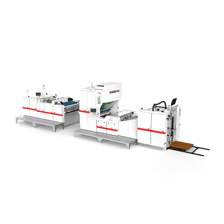 ອັດຕະໂນມັດ Chain Knife Powder-Removal Laminating Machine