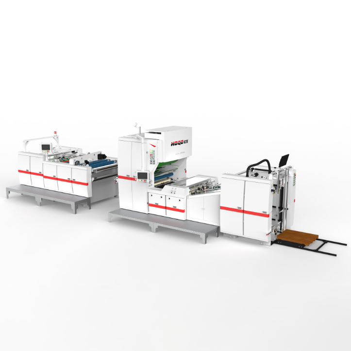 ອັດຕະໂນມັດ Chain Knife Powder-Removal Laminating Machine