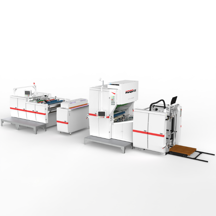 ອັດຕະໂນມັດ Vertical UV Curing Laminating Machine