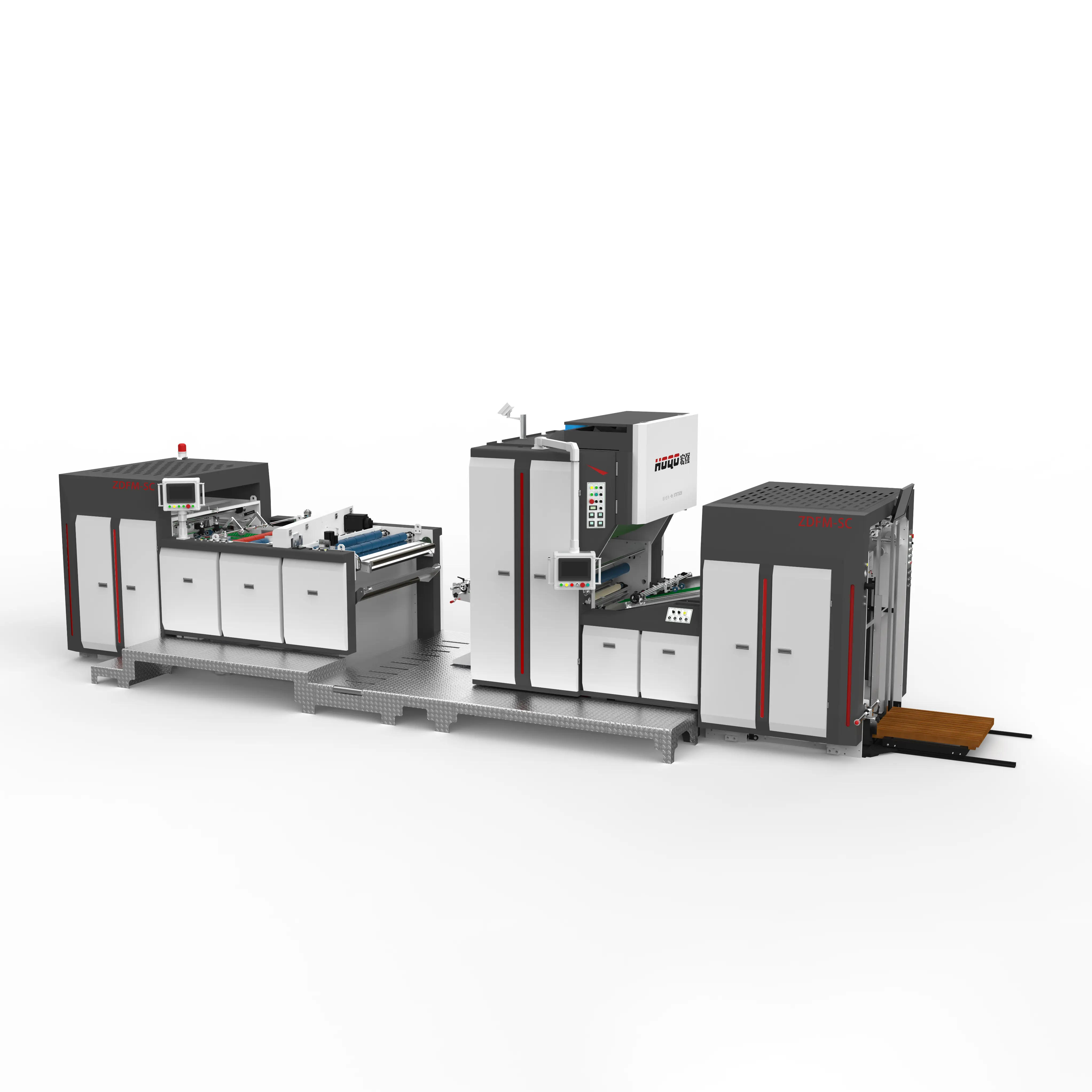 ອັດສະລິຍະ Servo Chain Knife Laminating Machine